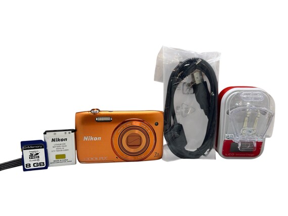 Nikon Coolpix S3500 20.1 MP Digital Camera 7x Wide Angle Optical