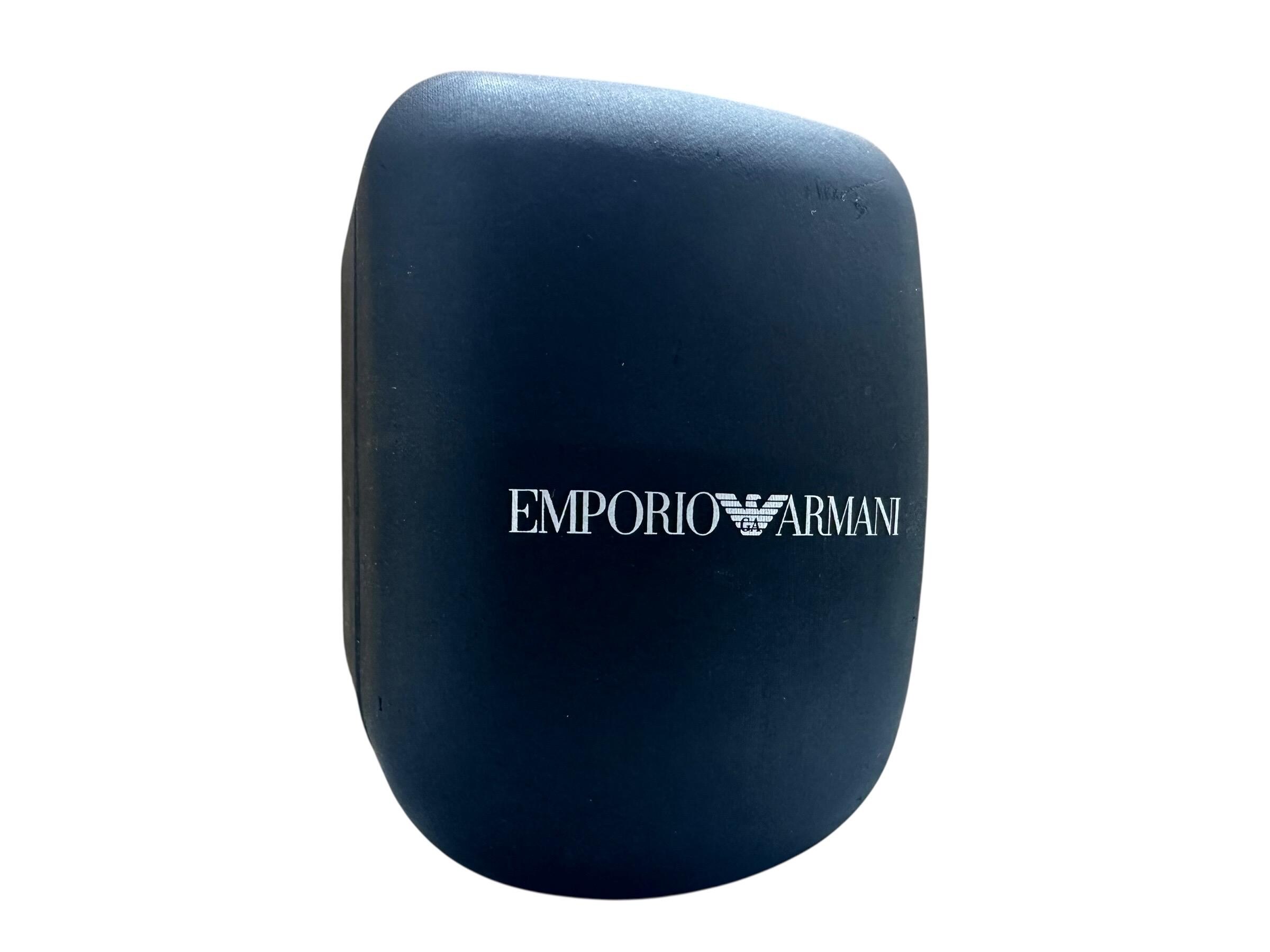 Emporio Armani Genuine Men Watch Blue Date Chrono 50 M Water