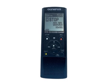 Olypmus Digital Voice Recorder VN-8700PC  Gadget Large Lcd 5 Recording scene with cable aaa 1,5V Batteries 66 grams