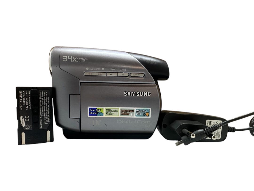 Samsung SC-D371 Digital Video Camera Camcorder Handycam Dv 34 X