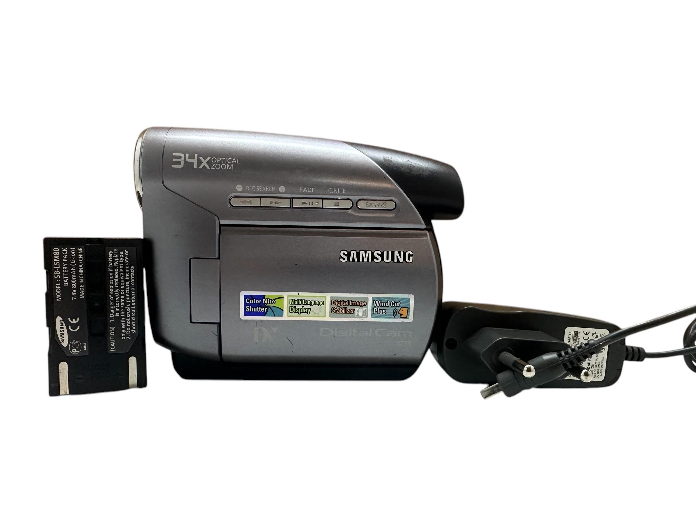 Samsung SC-D371 Digital Video Camera Camcorder Handycam Dv 34 X