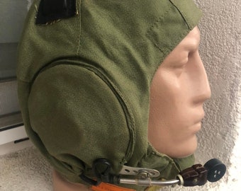 RESERVED/Mary WWII Leather Flight Helmet Cap // Air Force Army