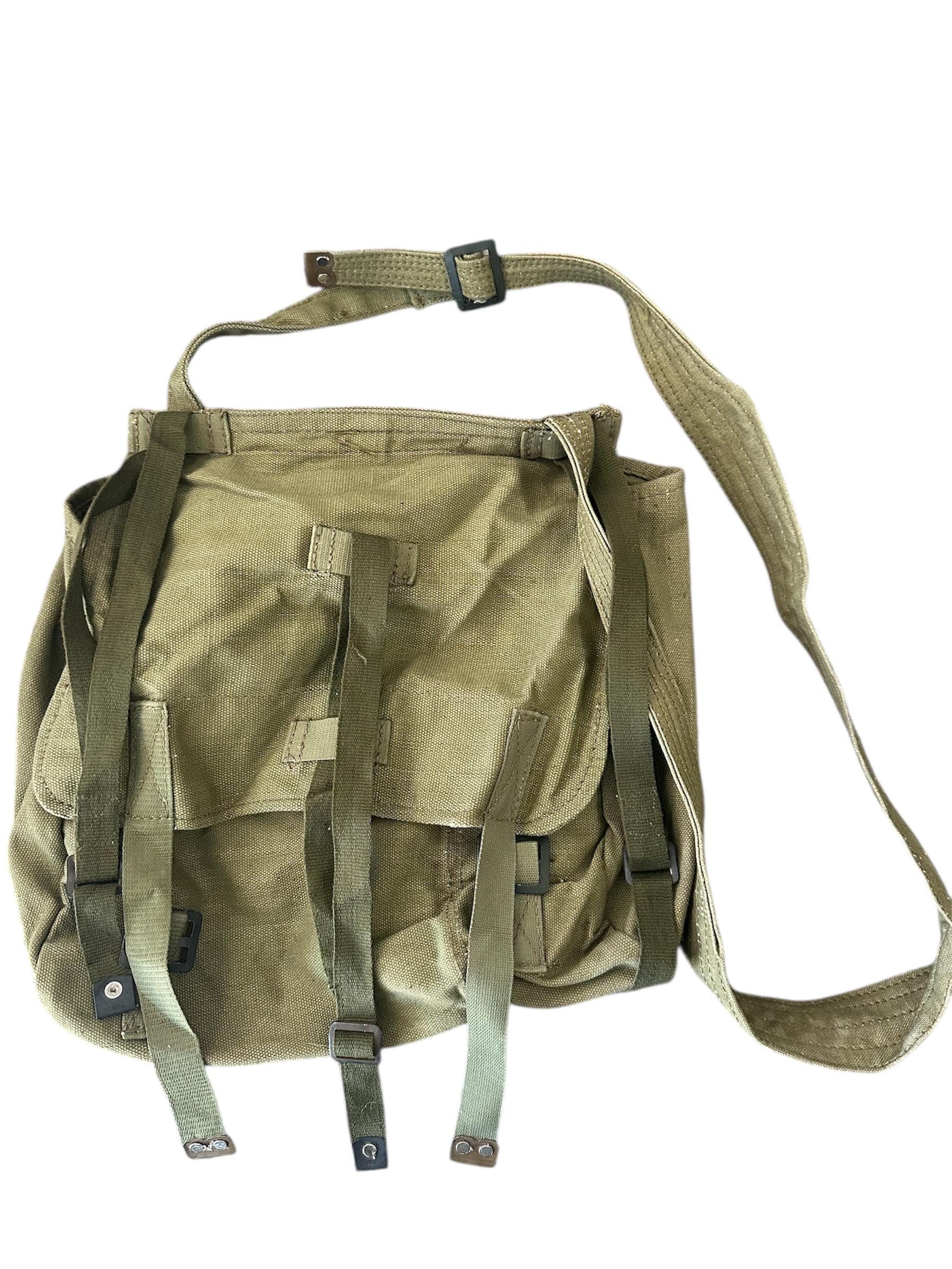 Vintage 1970s ATLUS Spanish Army Rucksack Hiking Pack VTG Old Spanish Backpack Pack BOEL Special Forces Foreign  main image 2