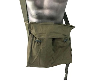 Echtes Militär Armee Umhängetasche Brotbeutel Rucksack Brand New Vintage Canvas Unisex