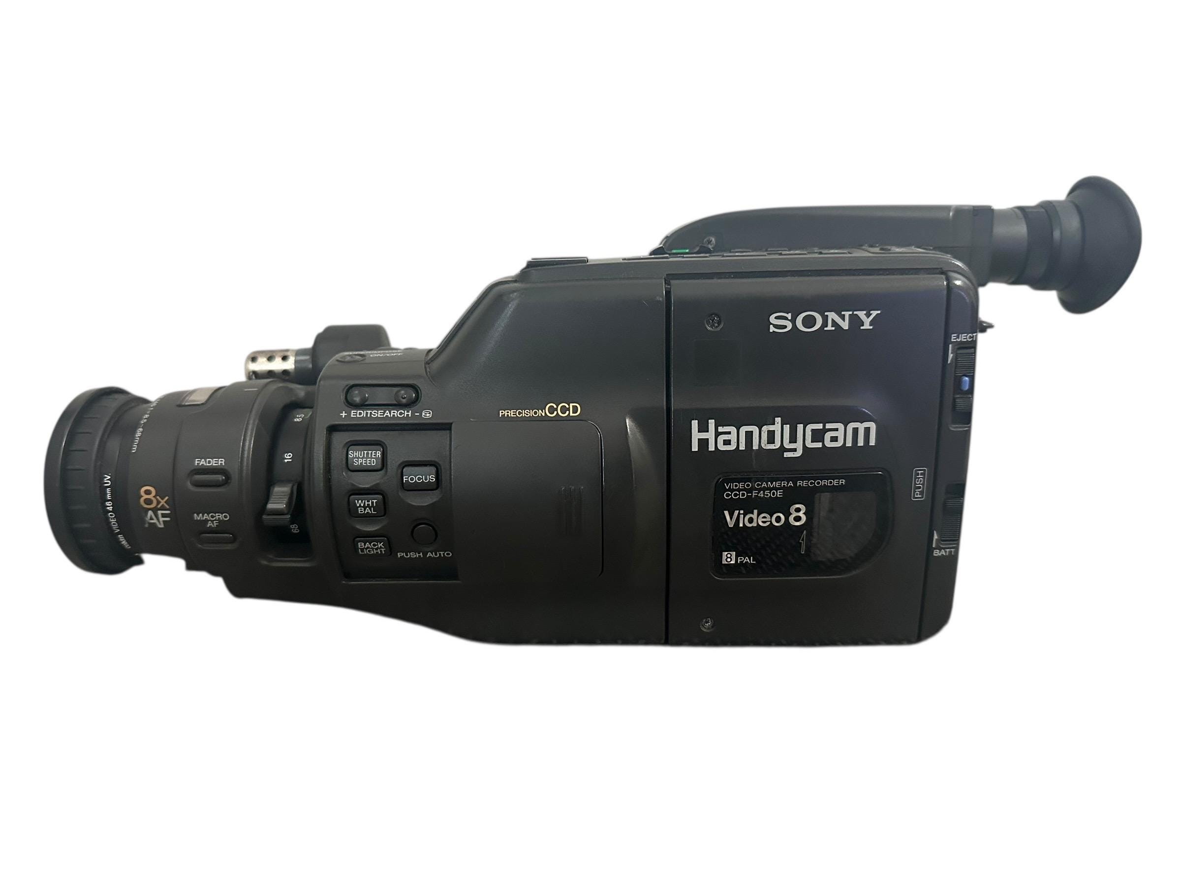 Vintage Sony CCD-F450E Untested JAPAN Handycam Video 8 Camera