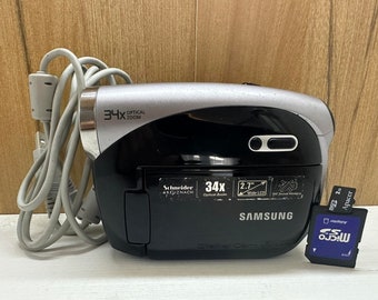Samsung Digital Camcorder Video Camera 34X Optical Zoom Schneider