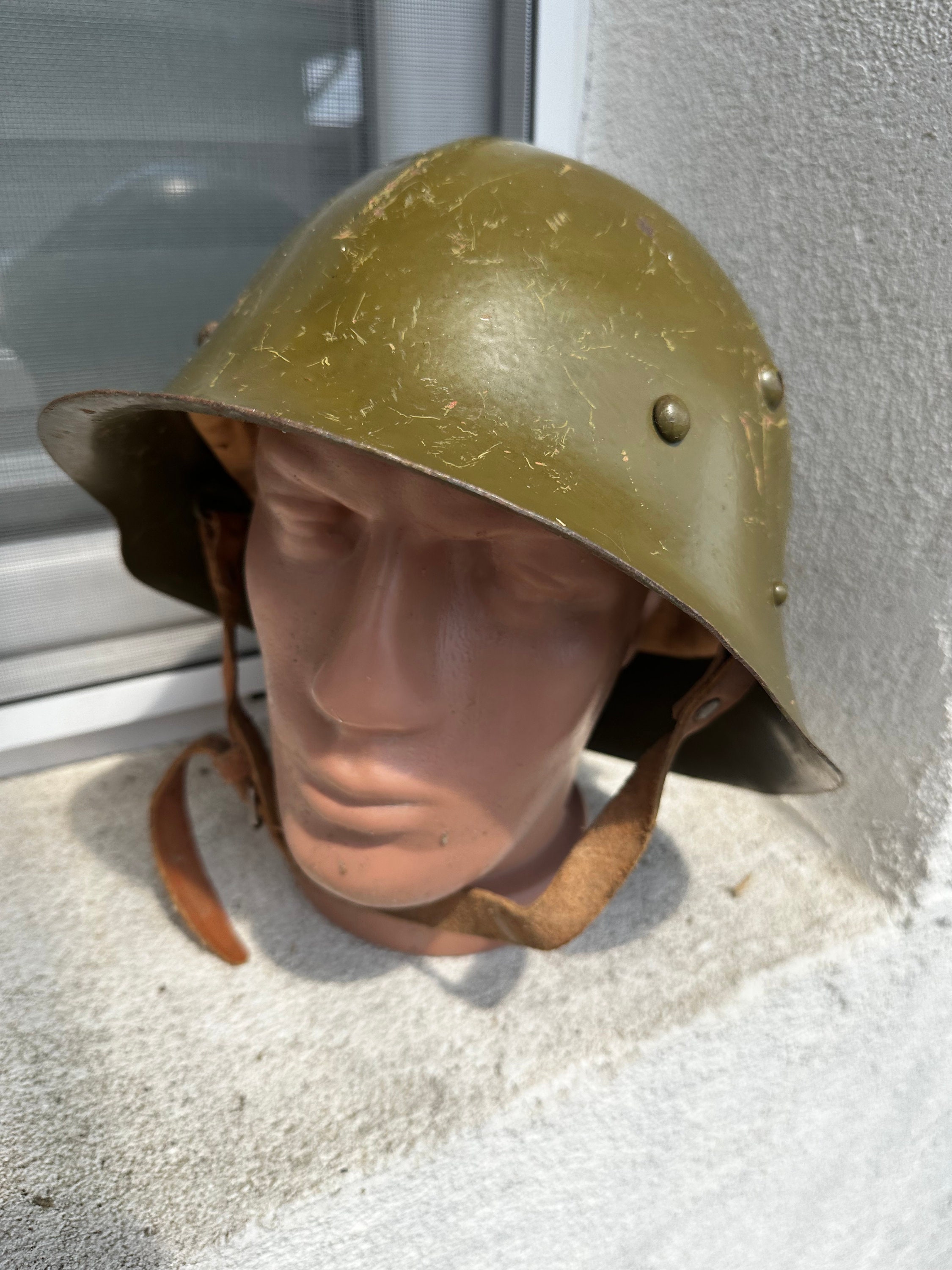 Vintage Military German Type Helmet M36 Bulgarian Army 1941