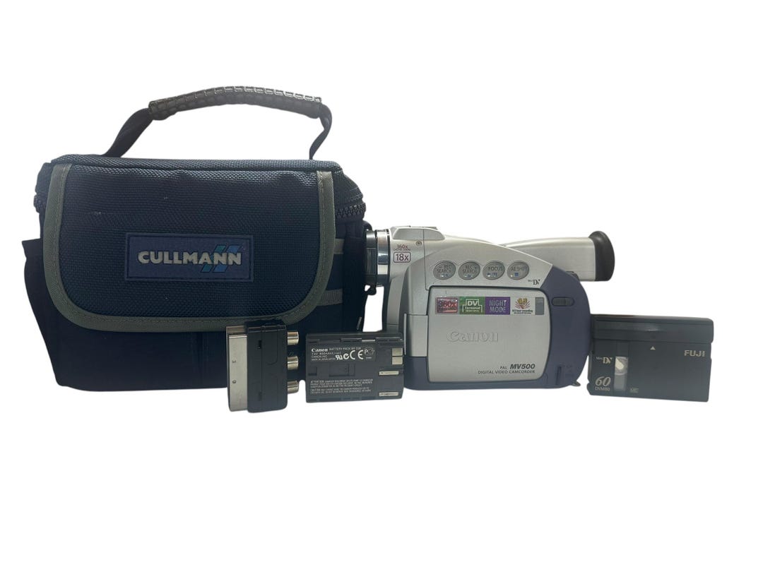 Vintage Canon MV500 Night Mode Handycam Mini DV Digital Video