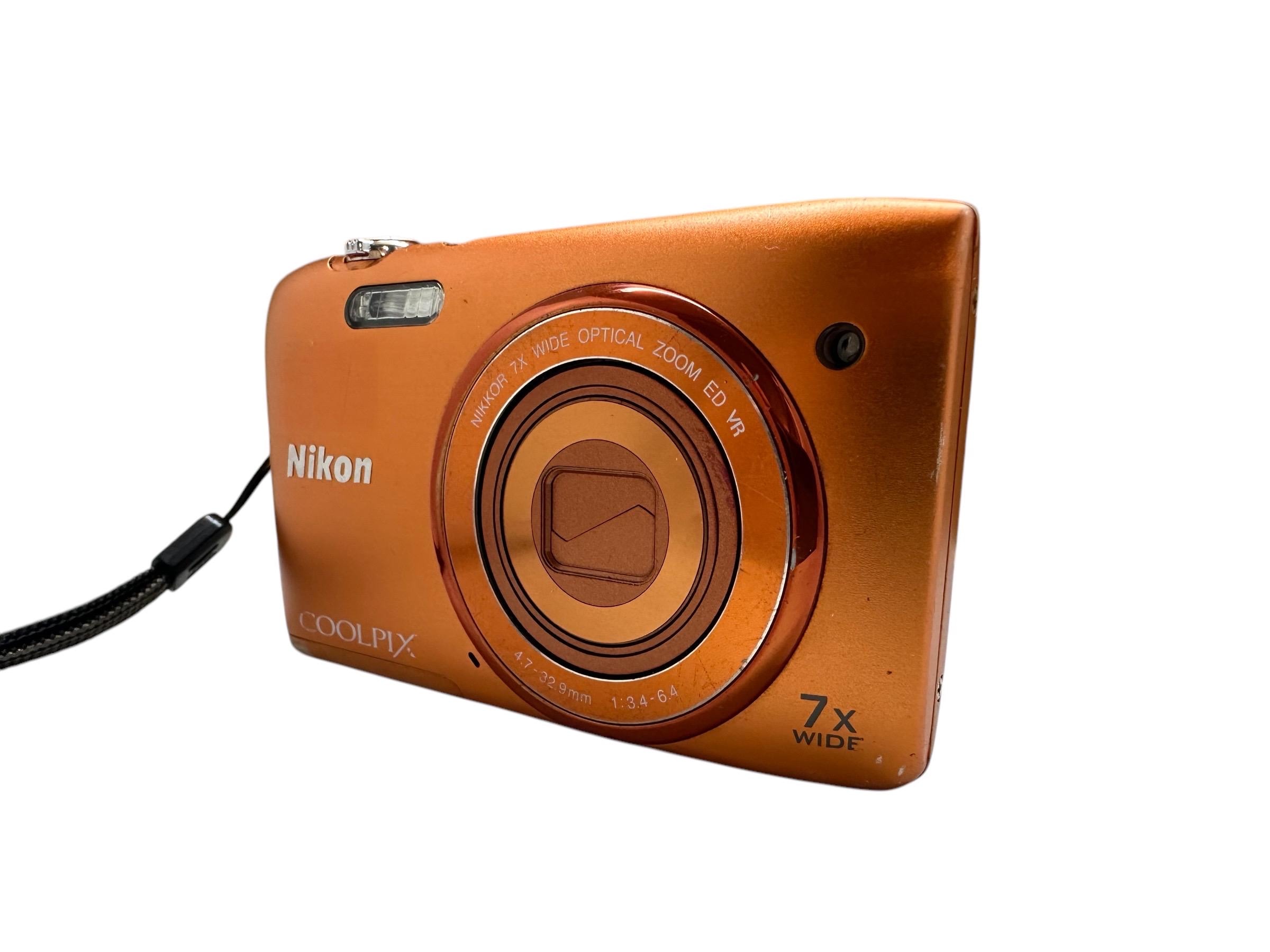 Nikon Coolpix S3500 20.1 MP Digital Camera 7x Wide Angle Optical