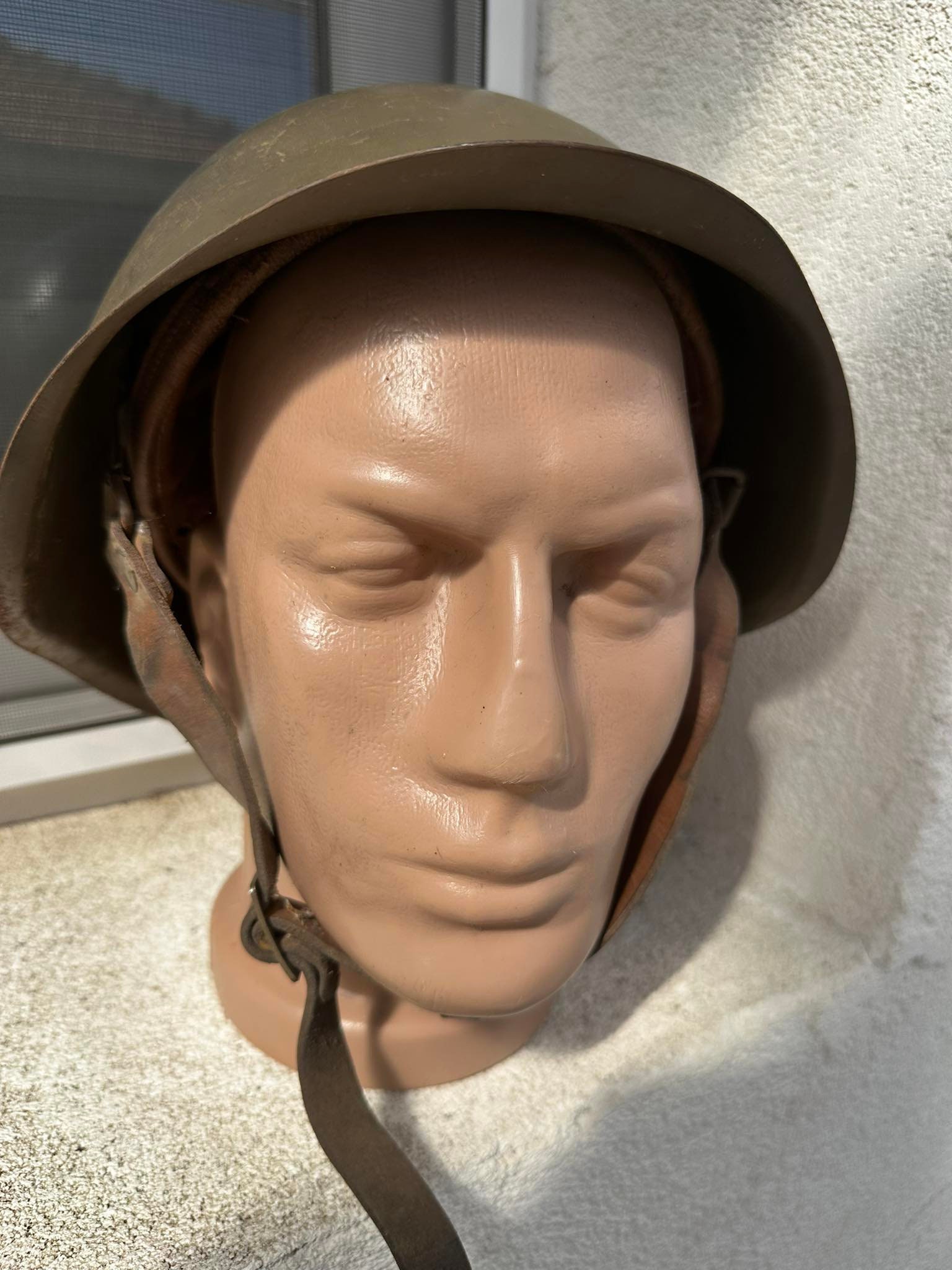 Vintage Military Helmet Czech Army Soldier Equipment Rare Amazing