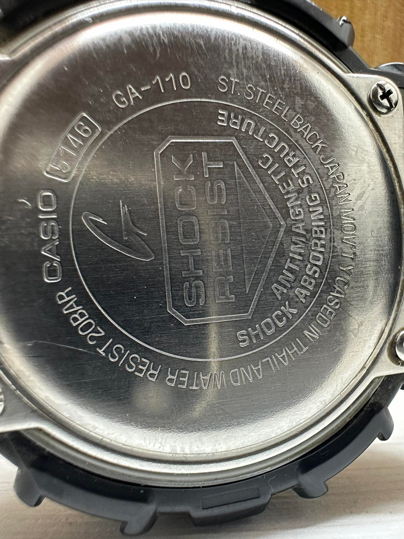 Genuine Watch Casio G-shock Japan Water Resistant 20 Bar Stainless 