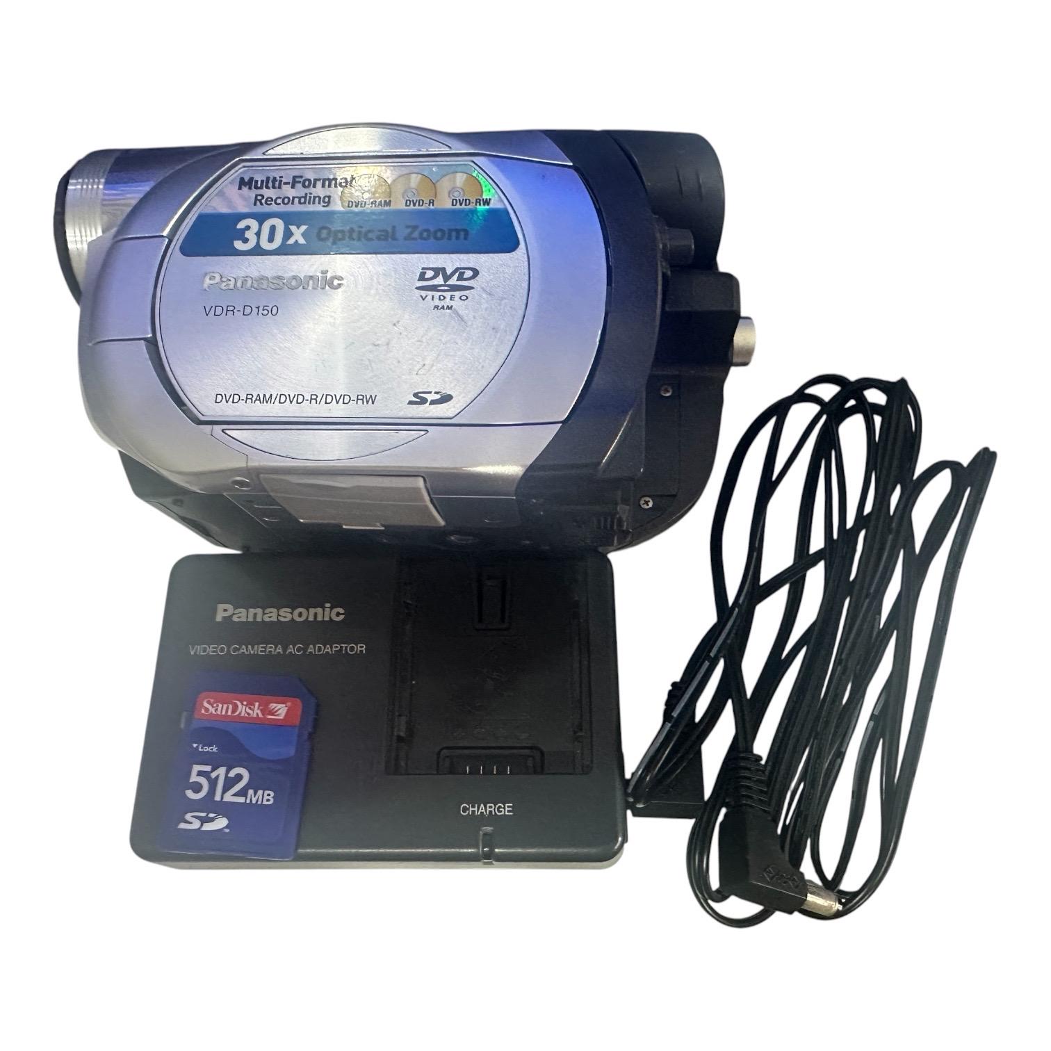 Panasonic Lumix Vdr-d150 DVD Video Camera Recording Japan 30X