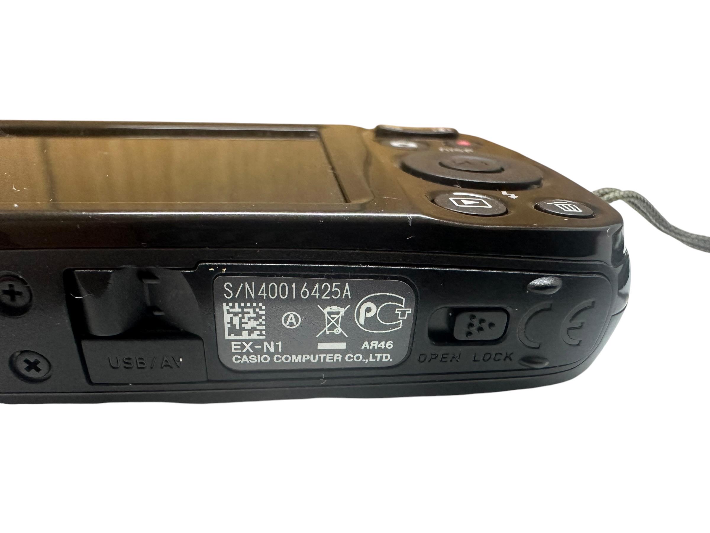 Casio Exilim EX-N1 Digital Camera Black 16 MP Wide 5X Optical Zoom