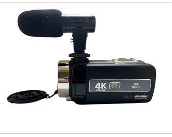 DVC 4K ULTRA HD ビデオカメラ本体 DVC 4K ウルトラHD Wi-Fi 48メガピクセル ビデオカメラ ビデオデジタル