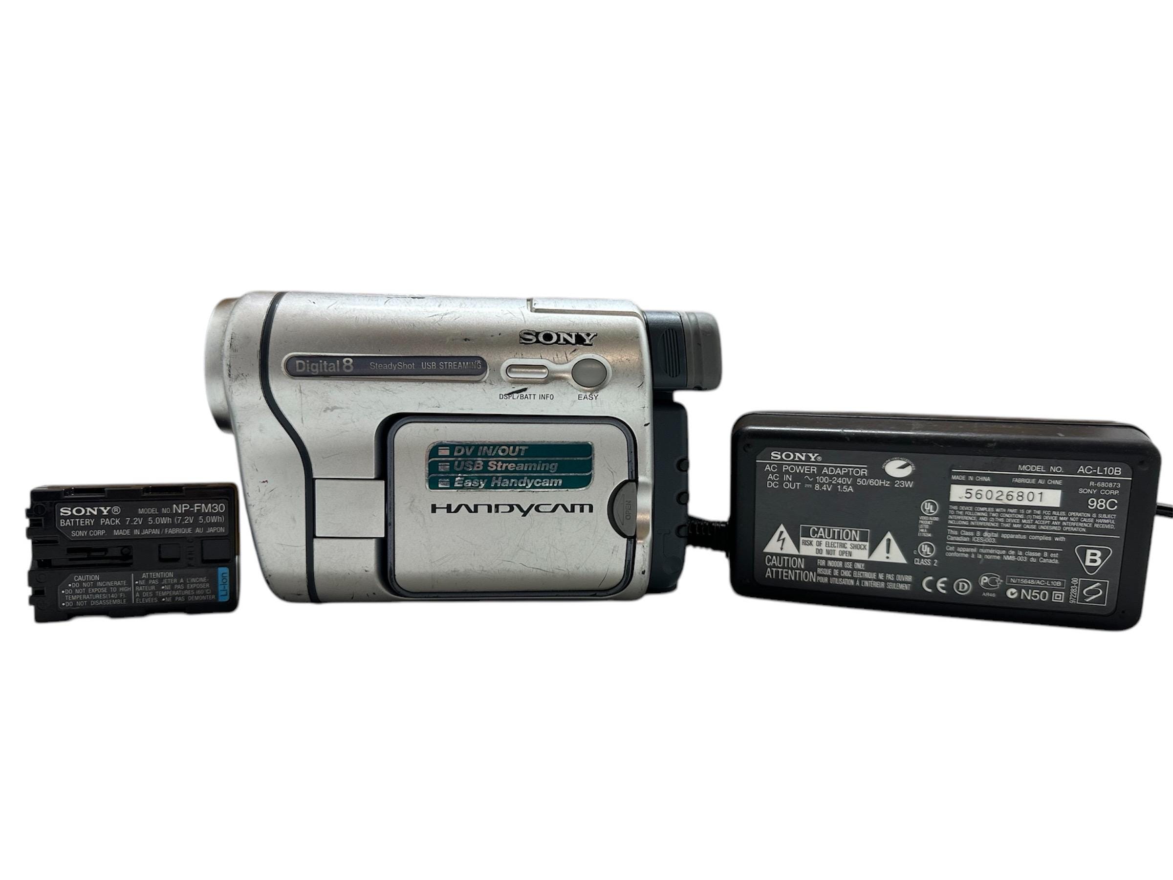 Sony Handycam Dcr-trv265e Steady Shot Digital 8 Cassette Nightshot