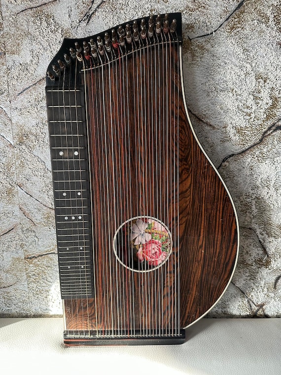Antique Ancient Unique Zither Musical Instrument Very Rare Antique Ancient Unique Zither Musical Instrument Very Rare
