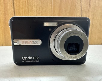 Pentax Optio E65 Digital Camera 8.1 MP 3X Optical Zoom Compact Li-ion Battery