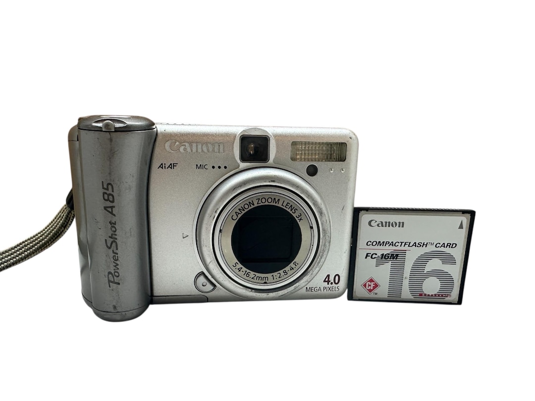 Canon Powershot A85 Digital Camera Climbing Displey 4 Mp 3x