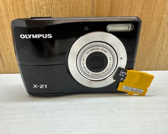 Olympus X21 Digital Camera Compact  12MP 3X Optical Zoom  + 4GB Memory Card