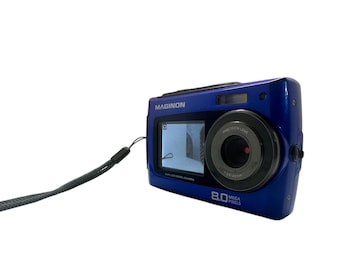 Maginon Splash 80 Dual Display Precession Lens Blu Antiurto Impermeabile fino a 3 m 8 Megapixel Fotocamera digitale compatta