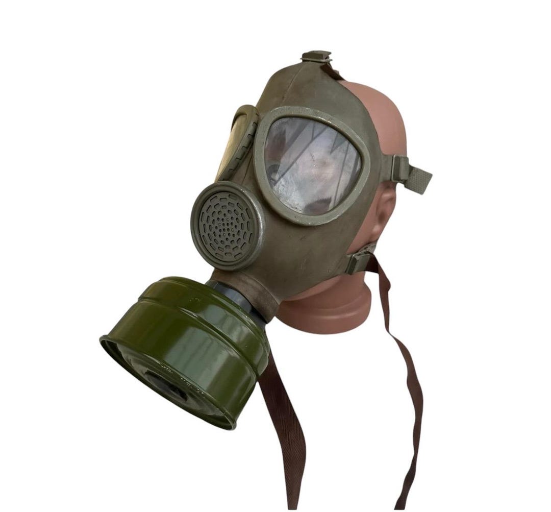 ビンテージ軍用ガスマスク チェコ共和国 1950年製 新品 希少 ユニーク