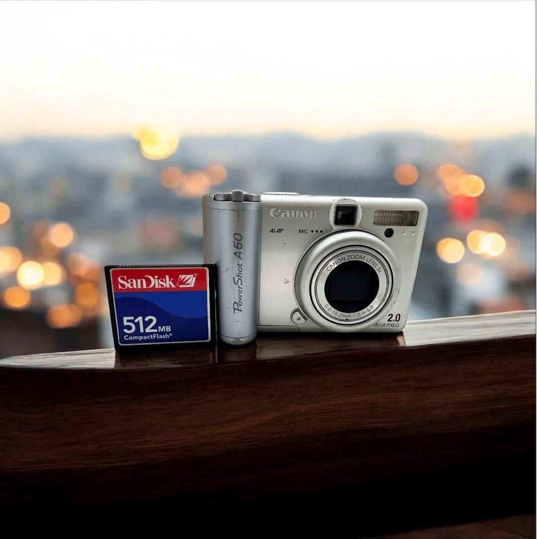 Canon PowerShot A60 スーパーシルバー デジタルカメラ コンパクト 2MP