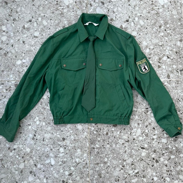 Berlin Federal Police Jacket Film Props Size M Germany Repro Polizei Copy Reproduction 100 % Cotton