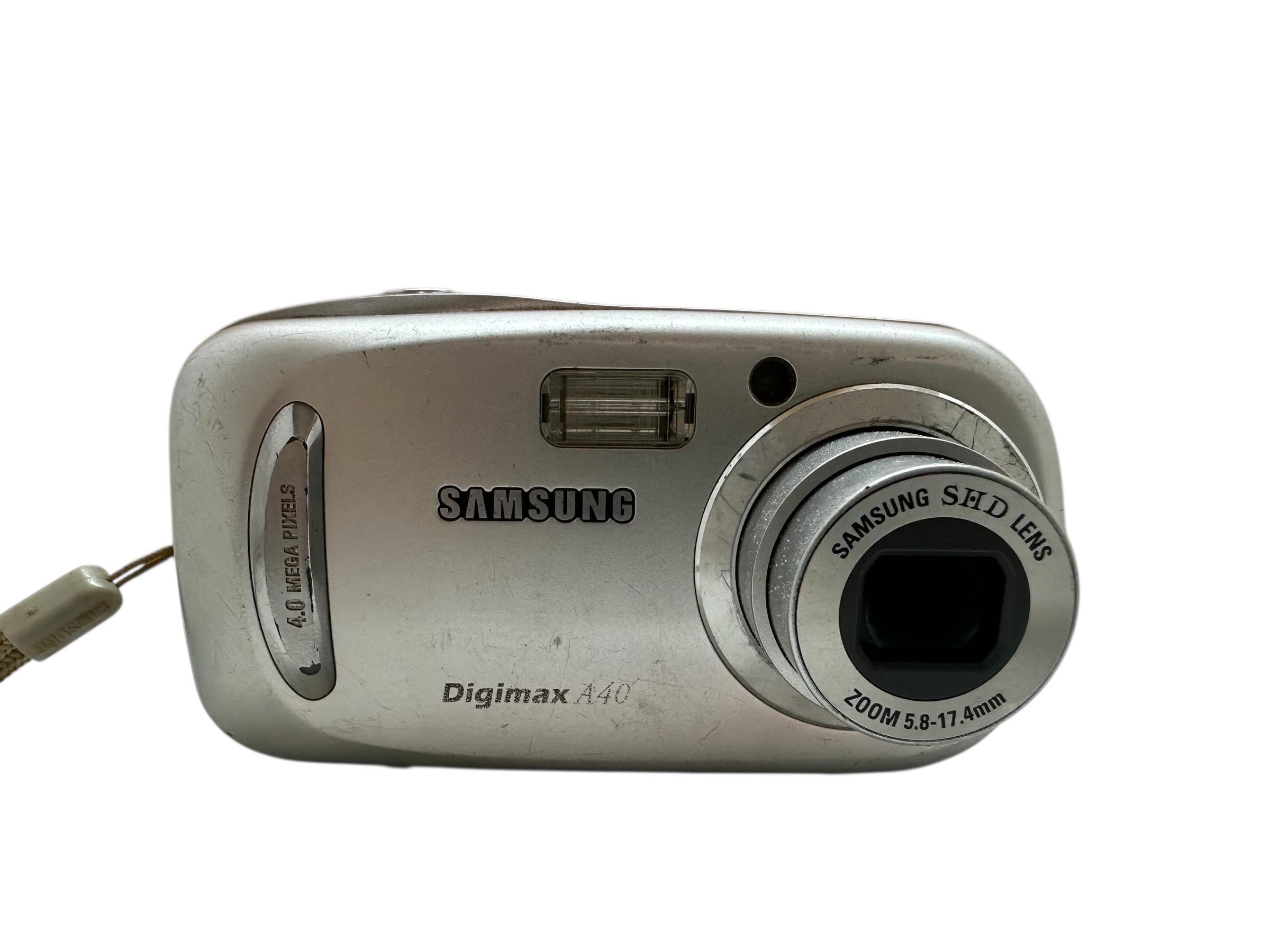 Samsung Digimax A40 Digital Camera Movie Clip Lcd 2 Inch Display