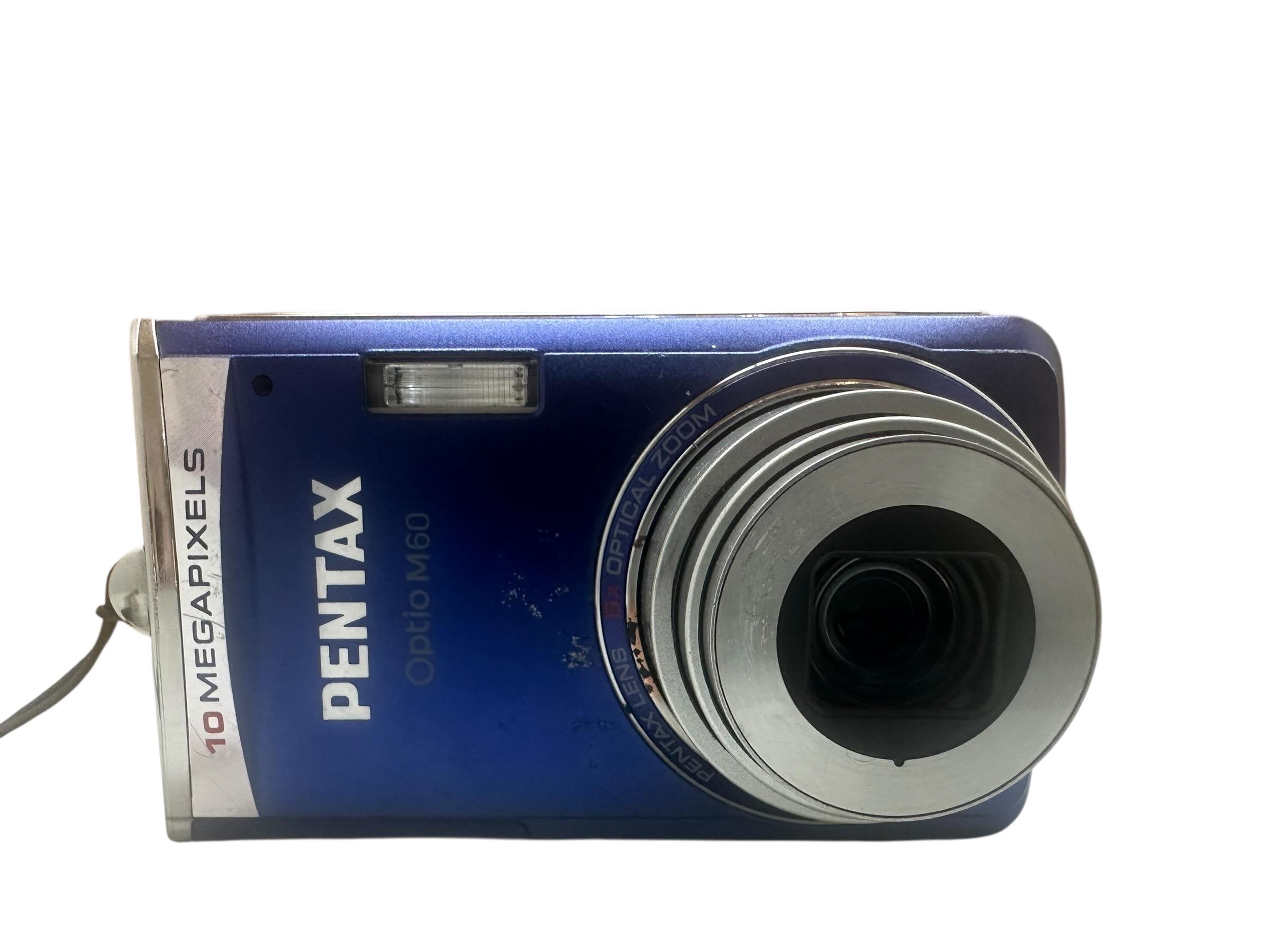 Pentax Optio M60 Digital Camera 10 MP 5x Optical Zoom Compact +