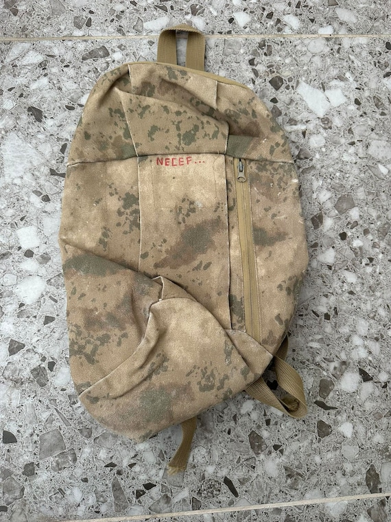 Echte militaire tas rugzak canvas leger uniseks rugzak Turkije Turkiye soldaatuitrusting Etsy Belgie