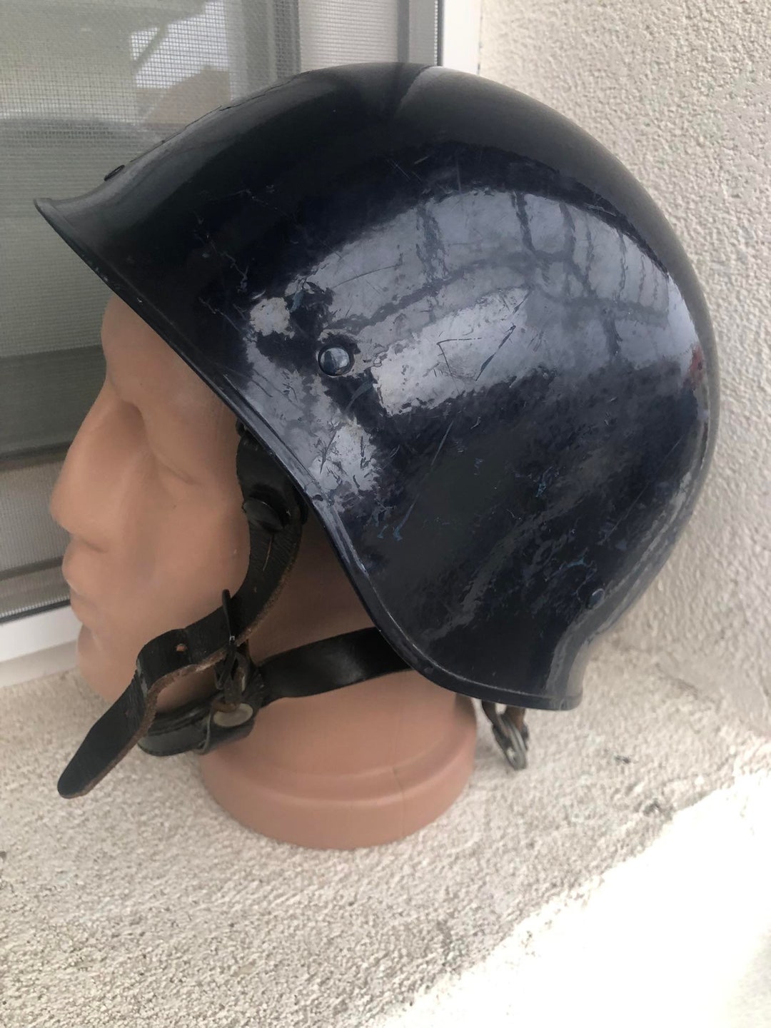 French Army Blue Surplus Helmet Frontier Firearms Firefighter Perfect