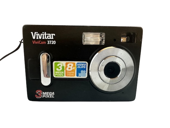 Vivitar Vivicam 3720 Digital Camera Compact AAA Batteries 3 MP 8x