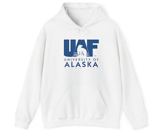 Sudadera con capucha de la Universidad de Alaska Fairbanks