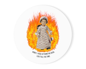 Posavasos: Mad Woman, diseño de muñeca American Girl Felicity