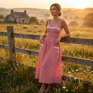 bardot red gingham dress Glamine Charm Red And White Plaid Summer Modest Picnic Gingham Off Shoulder Mini Dress,Cottagecore Coquette Ribbon A-Line Vintage Bardot Neckline Skater Hem Dress