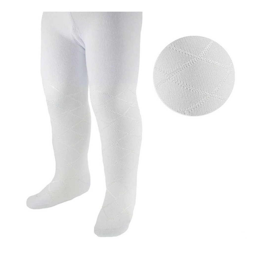 2 Pairs Baby Girls Tights Shiny Diamond Christening School Etsy UK