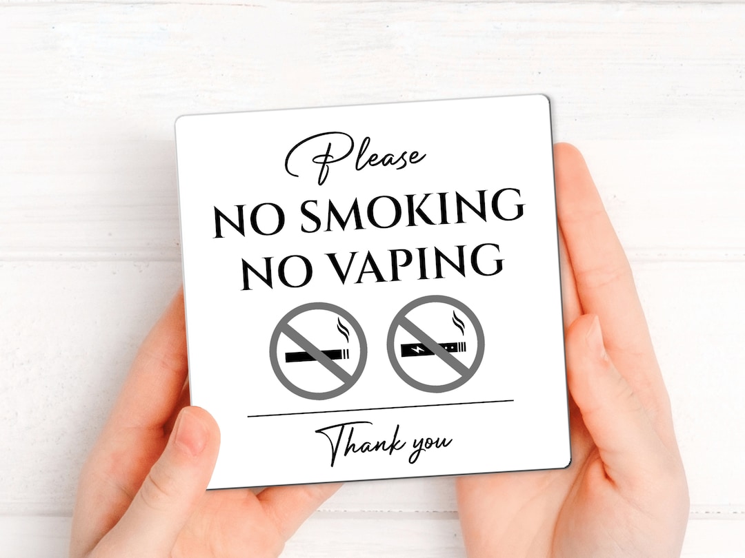 Airbnb No Smoking Sign, No Smoking for Airbnb and VRBO Hosts