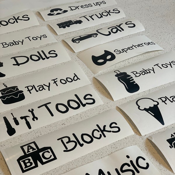 TOY ROOM LABELS