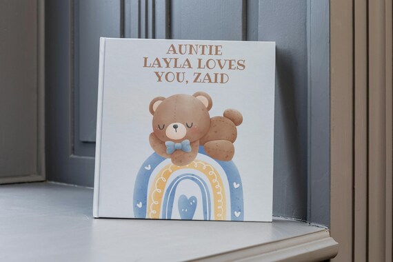 Personalized Islamic baby gift book, Custom baby book, Muslim Newborn gift, Muslim baby book, Baby shower Gift, Islamic children's books