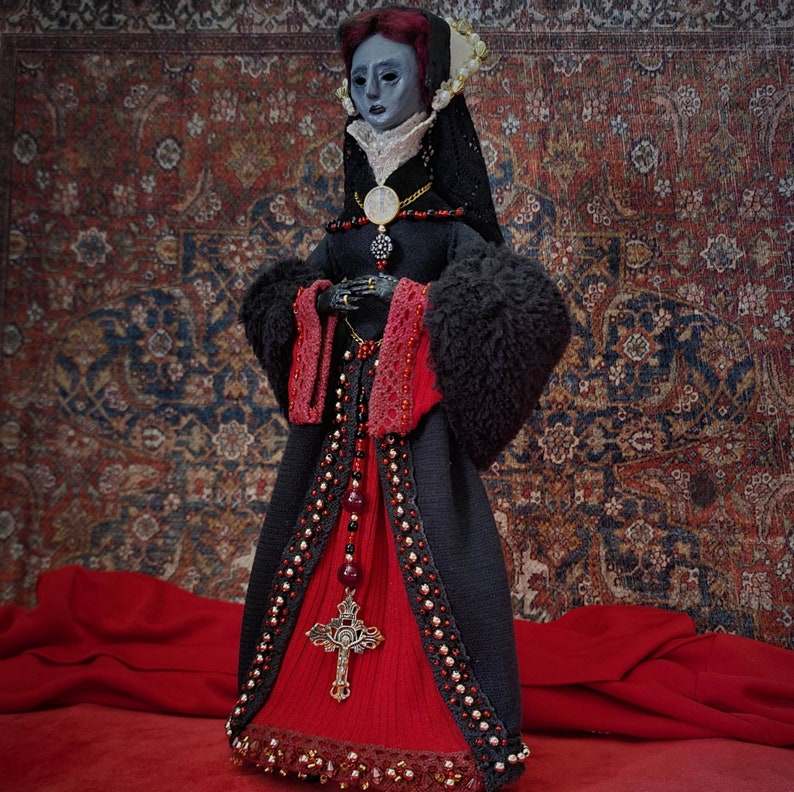 Queen Mary I Art Doll Mary Tudor Bloody Mary Etsy