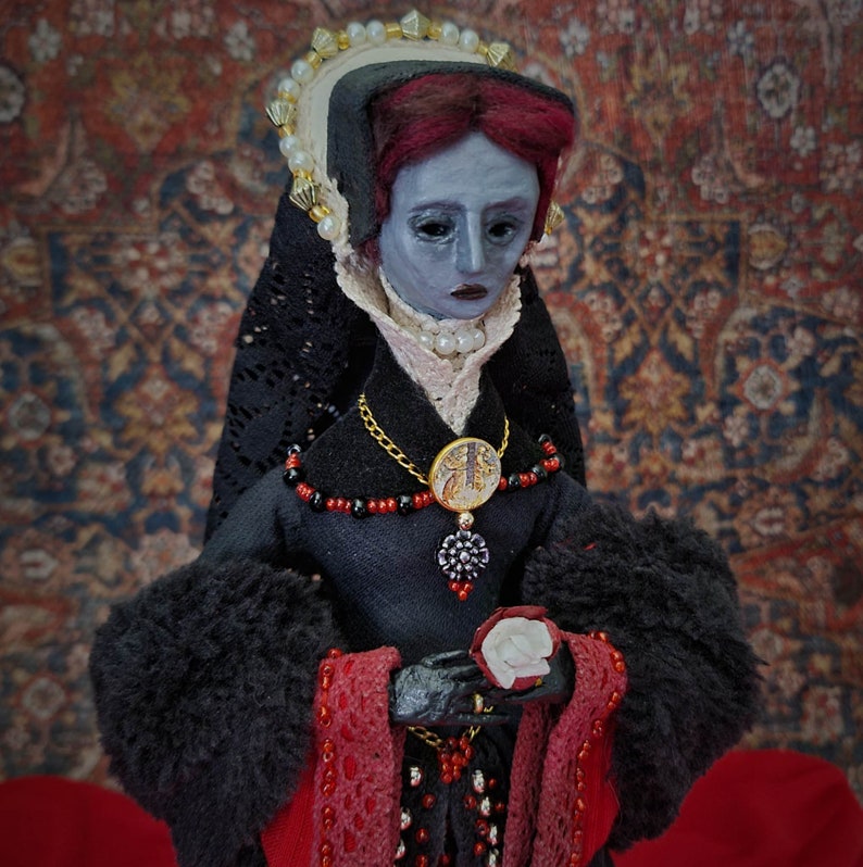 Queen Mary I, Art Doll, Mary Tudor, Bloody Mary Etsy