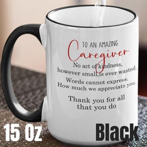 Caregiver gift ideas| to an amazing caregiver no act of kindness|appreciation gift| thank you gift for caretaker| customized | essential ...