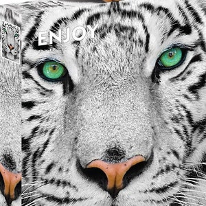 Tiger puzzle en blanco new arrivals