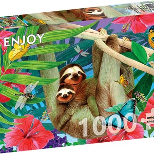 1000 Pieces Jigsaw Puzzle - Sweet Sloths