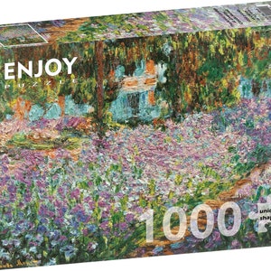 1000 Pieces Jigsaw Puzzle - Claude Monet: The Artist Garden at Giverny