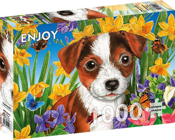 TREFL Puzzle 1000 Cani in giardino 10556 Puzzle classici