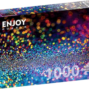 1000 Pieces Jigsaw Puzzle - Multicolor Glitter