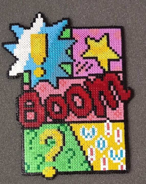 Ironing Bead Image in Comic Style Etsy