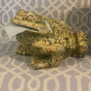 Carta igienica Distributore di rana in ceramica