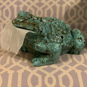 Carta igienica Distributore di rana in ceramica